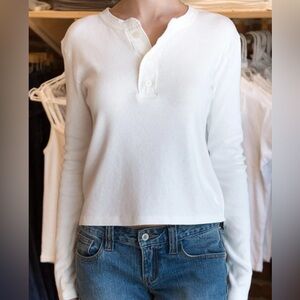 Brandy white long sleeve